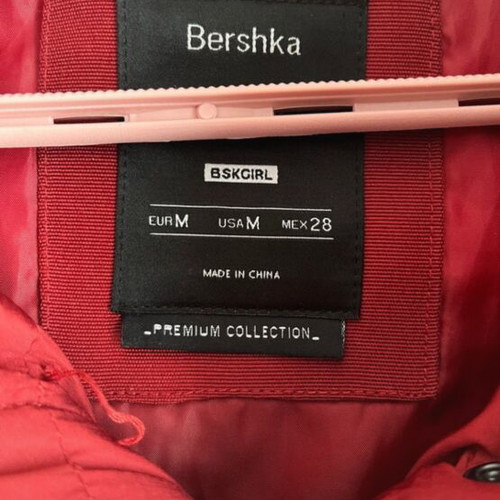 Bershka women's jacket like new, red, size Medium
