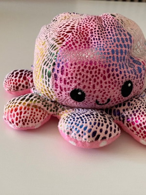 Octopus Teddy with Two Faces like new, 14cm