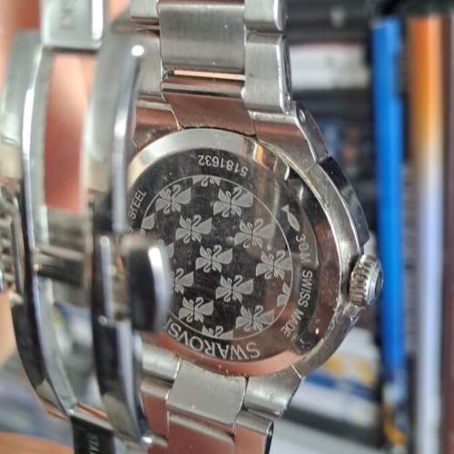 Ρολόι Swarovski μεταχειρισμένο, ασημί, σε άριστη κατάσταση