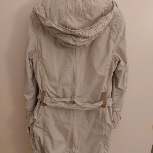 Tommy Hilfiger women's trench coat used, beige, size M