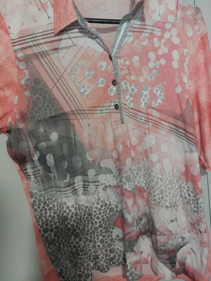 Multicolor summer blouse, breathable, size XL