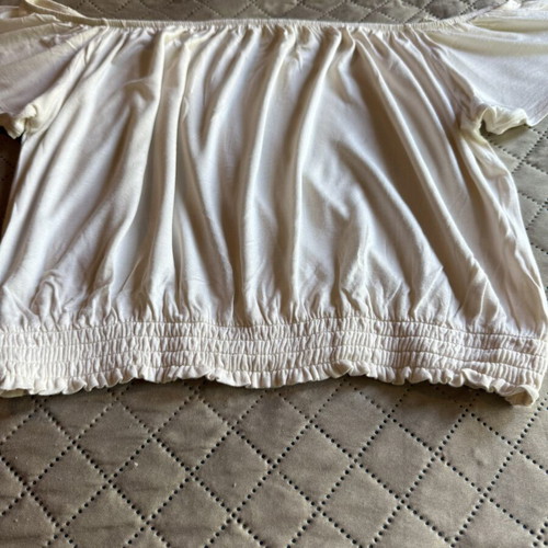 Vintage H&M Coachella off-shoulder top like new, beige, XS