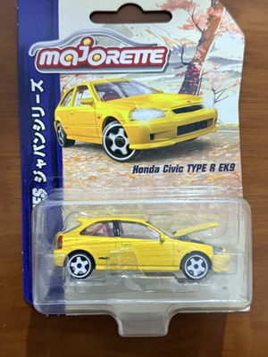 Honda Civic Type R EK9 toy car, Majorette