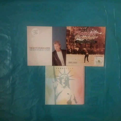 Free Style, Nightcrawlers, Flower Power CDs like new, pack of 3