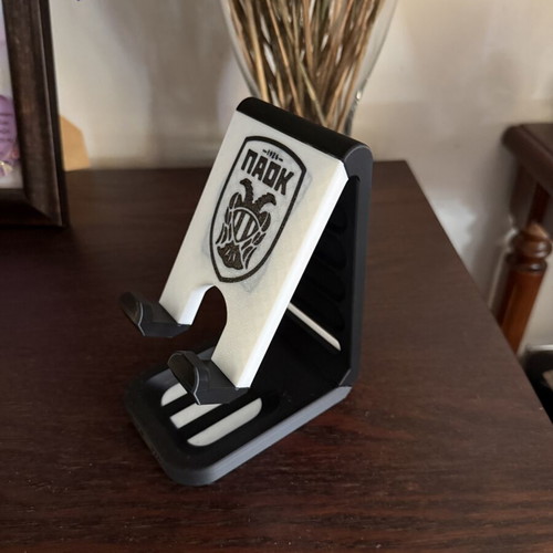 3D Printed Mobile Phone Stand with Headphone Holder new