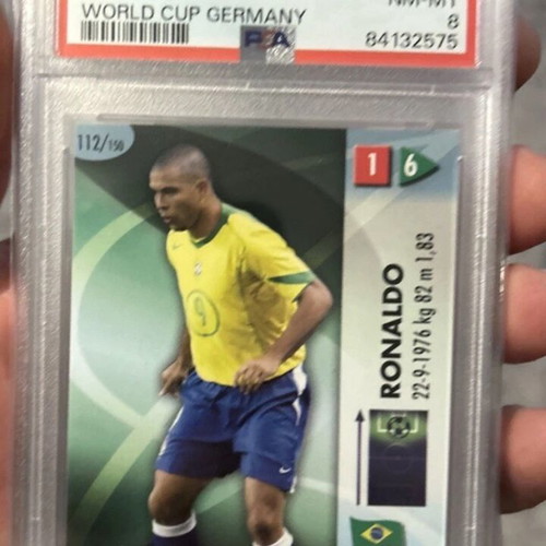 Ronaldo Fenomeno PSA 8 World Cup 2006 rare card like new