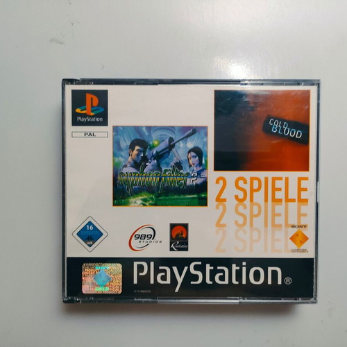 Syphon Filter 2 & Cold Blood PlayStation PS1 game used