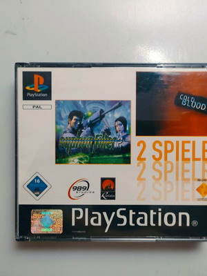 Syphon Filter 2 & Cold Blood PlayStation PS1 game used
