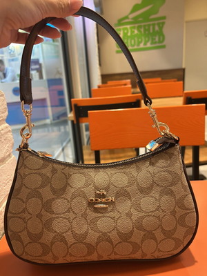 Coach bag new, brown handbag