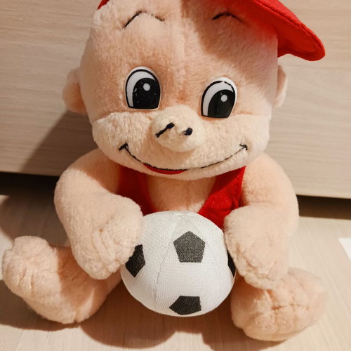 Plush Footballer Bear Like New
