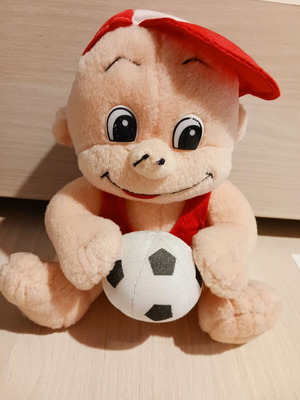 Plush Footballer Bear Like New
