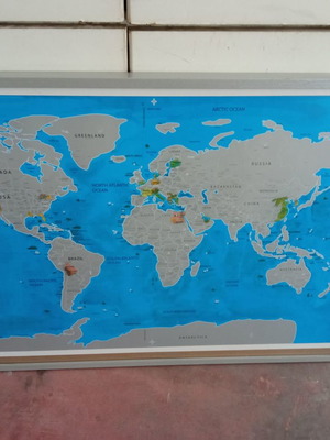 Large frame used, dimensions 82x62