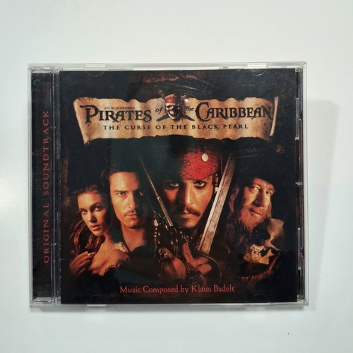 Pirates of the Caribbean The Curse of the Black Pearl Soundtrack CD like new