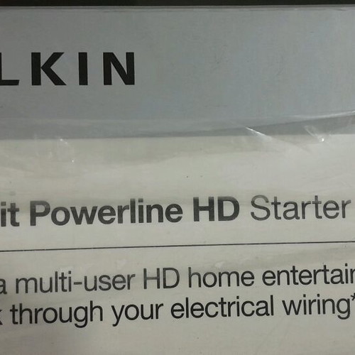 Belkin Gigabit Powerline HD Starter Kit like new