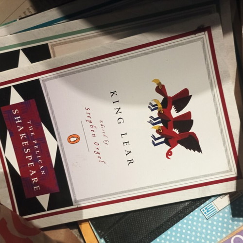 The Pelican Shakespeare book series used, 8 foreign language books