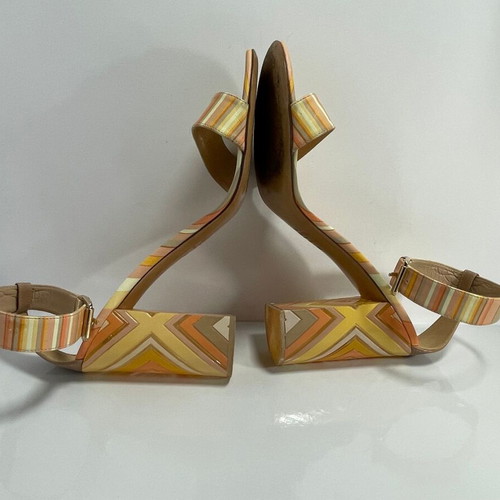 Valentino Garavani leather sandals like new, size 40, colorful