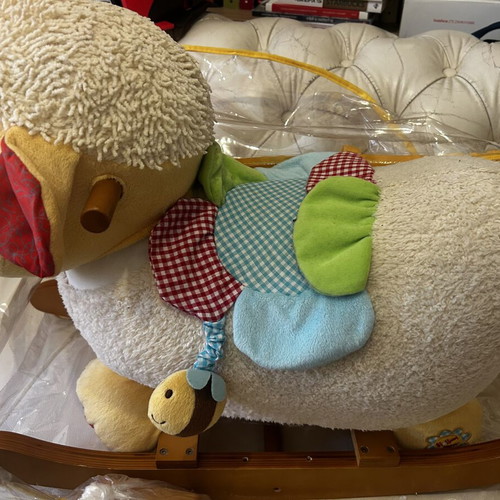 ELC Wooly Lamb Rocker for children 9 months and up
