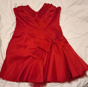 Karen Millen red cocktail dress
