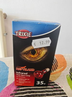 Red Lamp for Reptiles New, Only Box