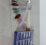 Fake nails used, pack with samples