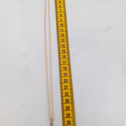 Vintage gold pendant with green stone from the 70s, like new