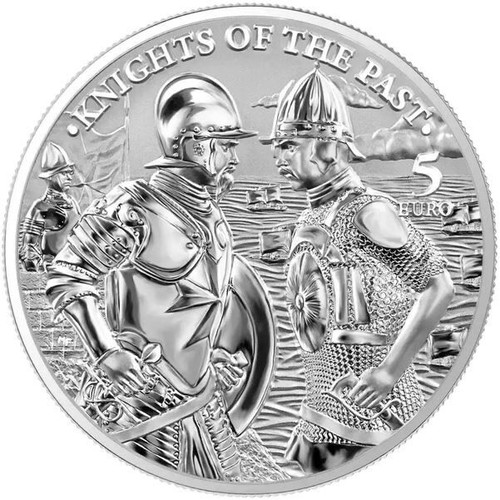 5 Euros Great Siege of Malta 2022 Silver Coin New