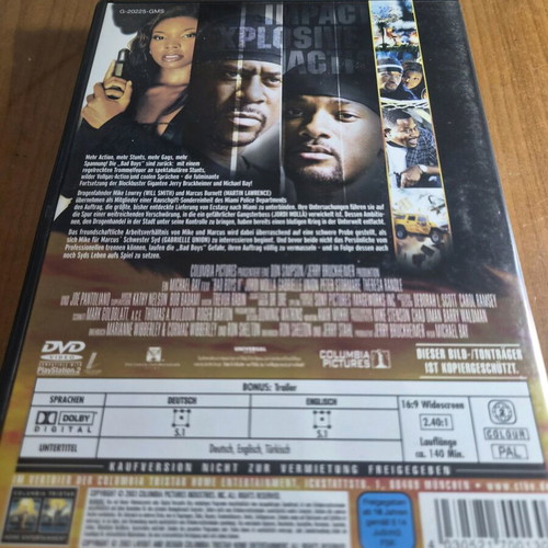 Bad Boys II DVD like new, European edition without Greek subtitles