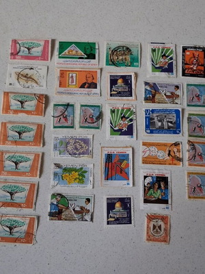 Yemen PDR stamps used, collection of 30 pieces