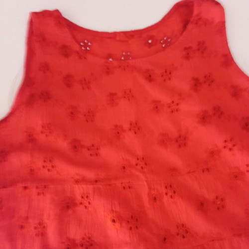 Kibour blouse red Medium like new