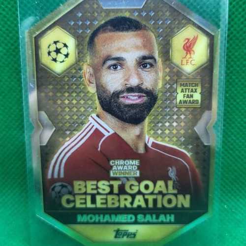 M. Salah Best Goal Celebration Match Attax 2026 Fan Award κάρτα καινούργια