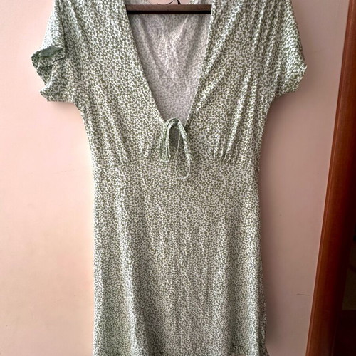 sage green bridesmaid dresses amazon Florentina Dress in Pistachio Aquarelle Fleur XS main image 1