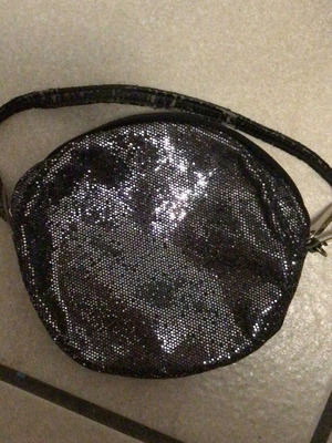 Black bag with rhinestones used