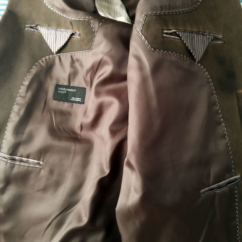 CEDARWOOD STATE men's double-breasted brown jacket like new