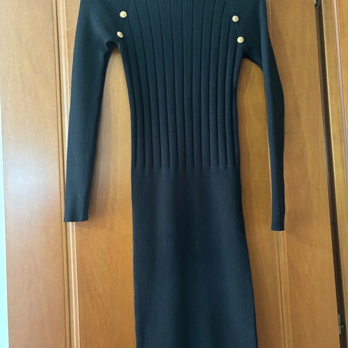 Rib dress black like new, very elastic