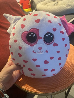 Ty Squishy Beanies Beau plush dog like new, 25cm