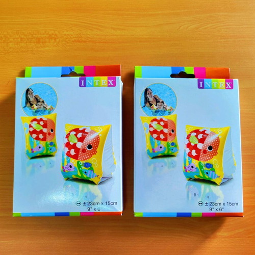 Swimming armbands new, 2 pieces, 23x15 fish design