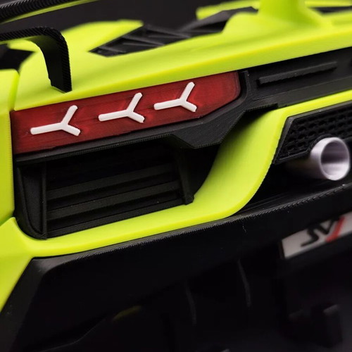 Lamborghini Inspired Rear Diffuser Key Holder new, 3D printed car decor