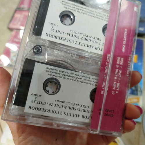 CDs and cassettes from old English books