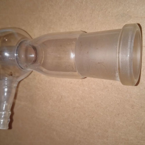 Glass distillation condenser used, effective length 30cm, NS24/29