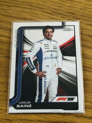 Carlos Sainz Base Portrait Topps Chrome F1 2025 like new