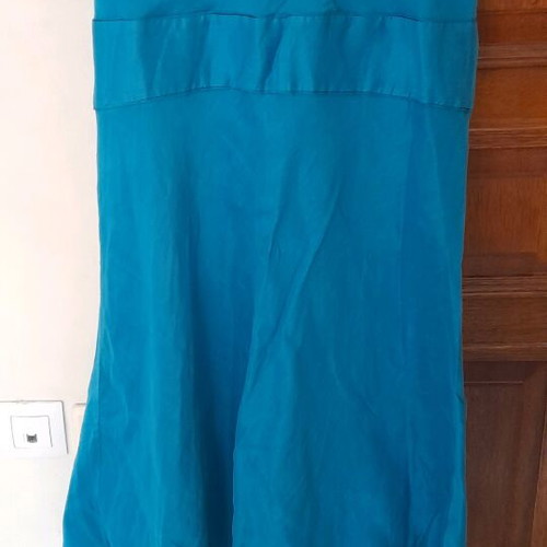 Monsoon sleeveless dress turquoise 4XL 48 like new