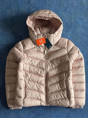Superdry Hooded Fuji Padded Jacket, women's, vintage blush pink