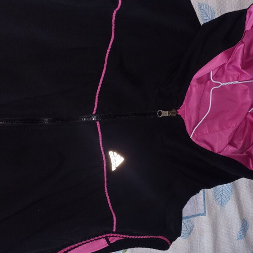 Adidas double face women's vest medium like new, black and pink