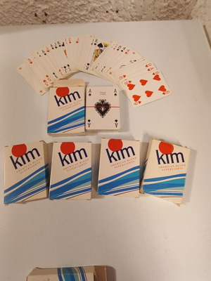Διαφημιστική τράπουλα Kim σετ 6, 4 σφραγισμένες, καινούργιες