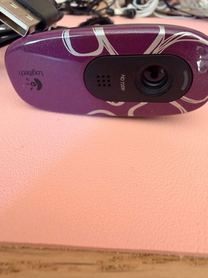 Logitech C270 Webcam HD Rochers used, violet