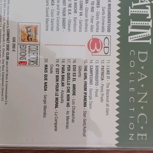 Latin CD collection used, set of 4