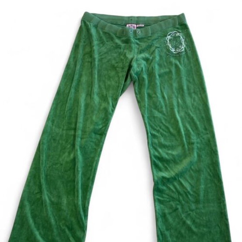 Juicy Couture Y2K green tracksuit bottoms