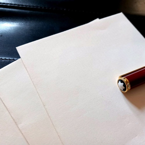 SPECIAL PRICE, MONTBLANC 100% authentic correspondence set.