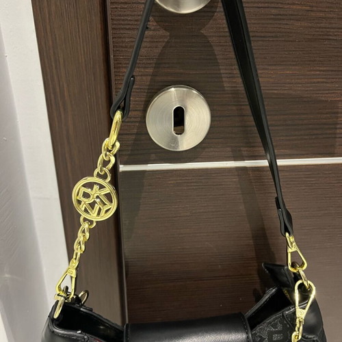 DKNY shoulder bag new black with double strap