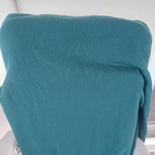 Benetton men's wool sweater large used, cypress green